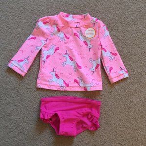 Carter's Two-Piece Unicorn Bathing Suit 6 Months